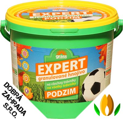 Hnojivo trávníkové - Expert Podzim 5 kg kbelík