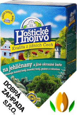 Hoštické - jehličnany 1 kg s guánem