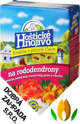 Hoštické - rododendrony a azalky 1 kg s guánem