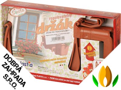 Držák na truhlík balkon - Bergamot terac ota (2 ks)