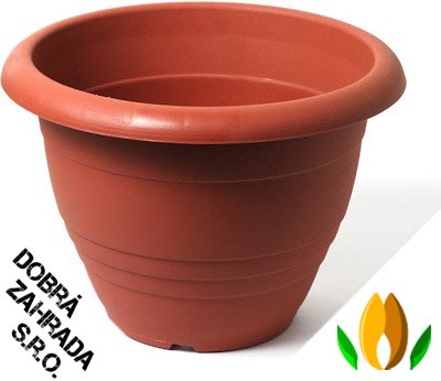 Květináč Campana - 23 cm teracota