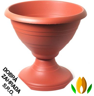 Číše Campana - 30 cm teracota