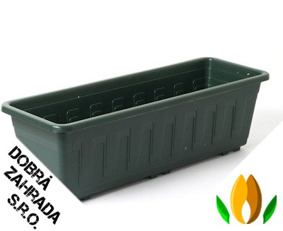 Truhlík Garden - zelený 60 cm