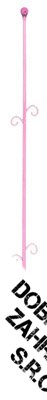 Tyčka Orchideco Elegance - 61 cm pink