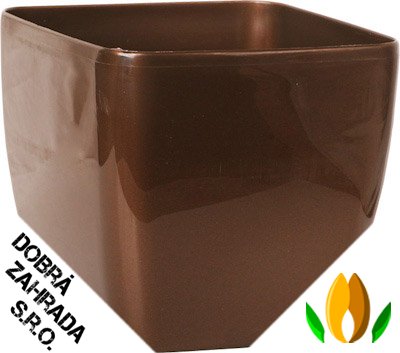 Obal Brussels Diamond square - 18x18 cm bronze