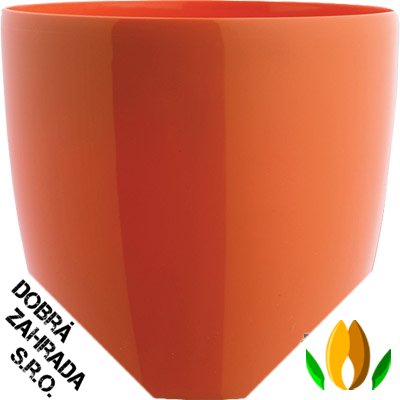 Obal Brussels Diamond Fun - 14 cm intens e orange