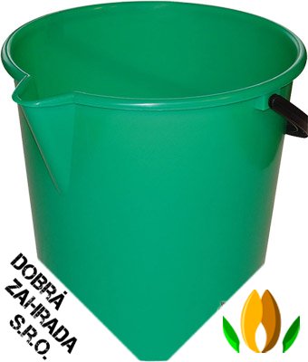 Kýbl plastový - 12 l s výlevkou