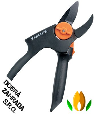 Nůžky zahr. převodové jednočepelové střední - Fiskars