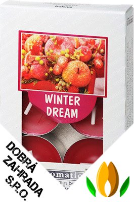 Svíčka čajová - aroma Winter dream