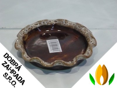 Podmiska glazovaná - vlnka 10 cm